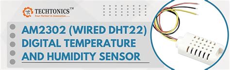 Techtonics AM2302 (wired DHT22) Digital Temperature and Humidity Sensor ...