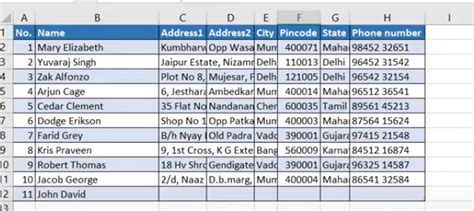 Using Microsoft Excel to Create Database 的图像结果