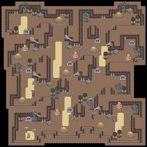 Cave Map Pokemon Platinum