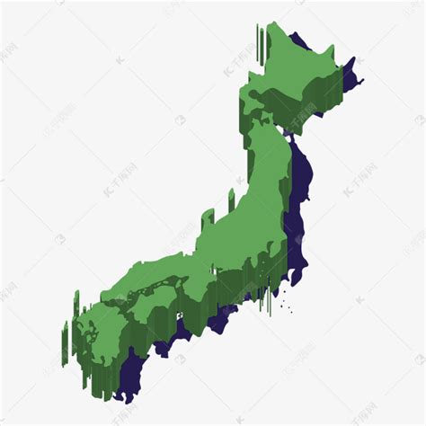 日本地图矢量素材图片免费下载-千库网
