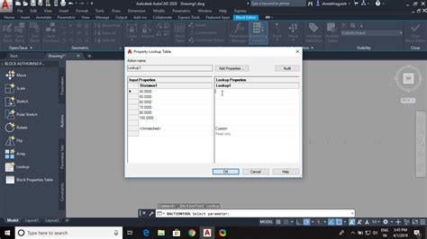 Image result for AutoCAD Block Lookup Parameter