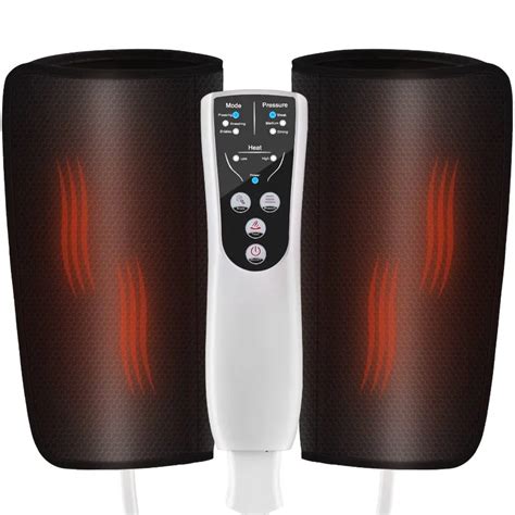 VEVOR Leg Massager with Heat, Air Compression Calf Massager with 3 ...