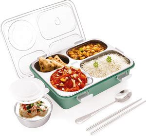 Flipkart.com | MYHEART Lunch Box 4 Compartment Insulated 1 Containers ...