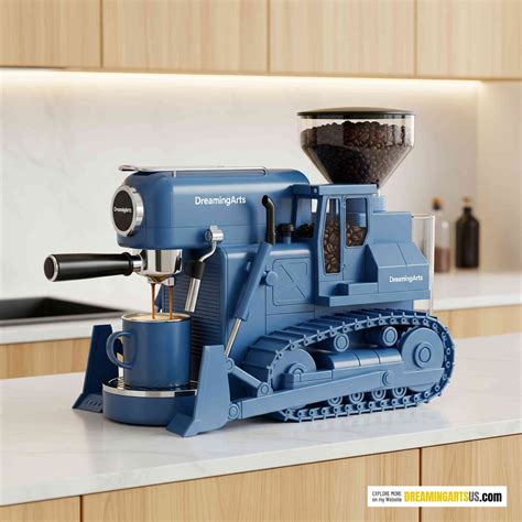 Bulldozer Coffee Machine: Heavy-Duty Style for Hardcore Coffee Fans