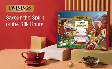 Twinings Assorted Teabags - The Silk Route Collection Gift Set, 36 Pcs ...