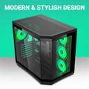 Ant Esports Crystal X11 Gaming Computer case Mid-Tower Cabinet ...