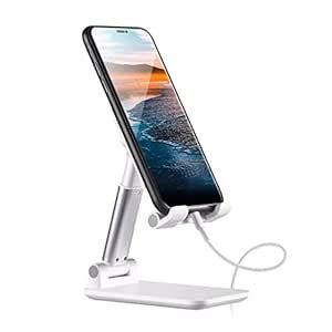 Cell Phone Stand, Jiduo Phone Holder Adjustable Height Smart Phone ...