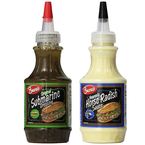 Beanos Sauce and Dressing Variety Pack of 2 Flavors | Submarine ...