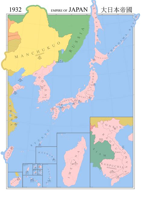Japanese Empire Map
