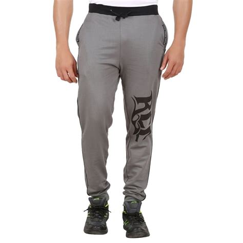 Buy Ronnie Coleman Clothing Men Cotton Track Pant RCC-19 Grey_S at ...