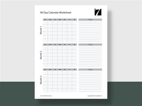 90 Day Calendar Printable Entry #112 By Tuaha333 For Redesign A 90 Day