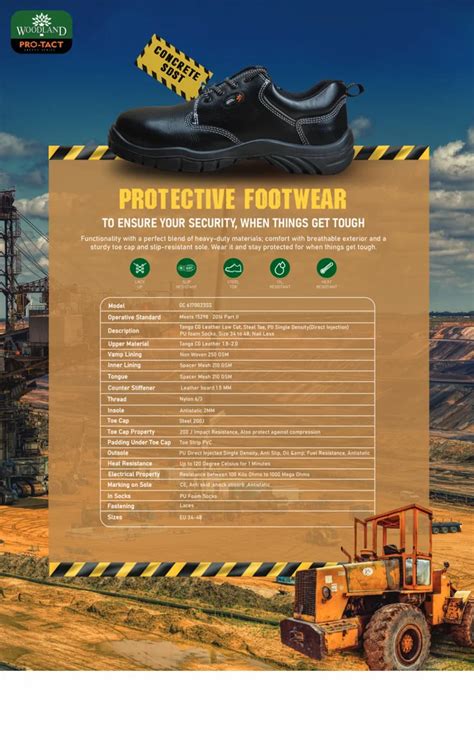 WOODLAND SAFETY SHOES - Woodland Leather Safety Shoes Wholesale Trader ...