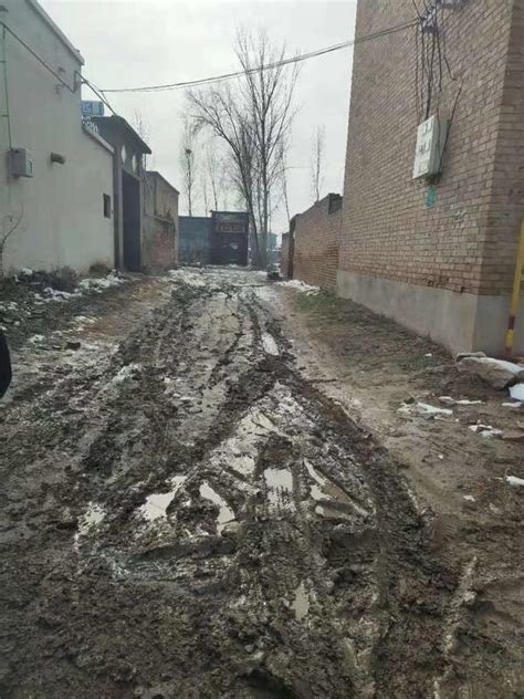 河南开封这个村的"水泥"路太难走村民求修路 官方回复：没指标_中部纵览