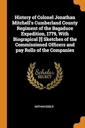 Buy History of Colonel Jonathan Mitchell's Cumberland County Regiment ...