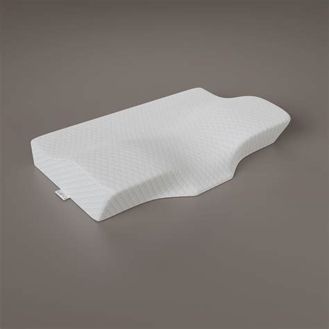 FOVERA Contour Cervical Memory Foam Pillow with Extra Curve for Neck ...