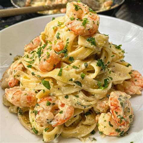 Recetas De Cocina Fáciles Y Rápidas | Pasta Alfredo con camarones