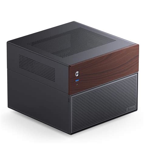 Amazon.in: Buy JONSBO N4 Black NAS Pc Case, Walnut Wood, 8-Drive Bay/6 ...