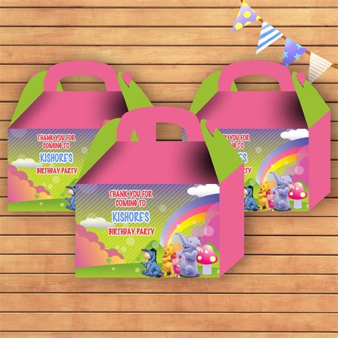 PSI Winnie the Pooh Theme Goodie Return Gift Boxes | Party supplies ...