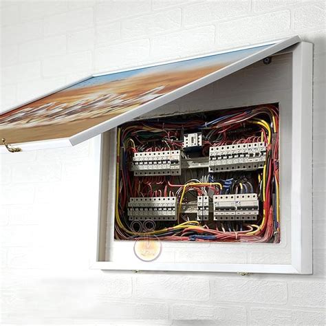 Buy SHREERANG 19x25 in Horizontal Mcb Box Cover Decorative Frame Switch ...