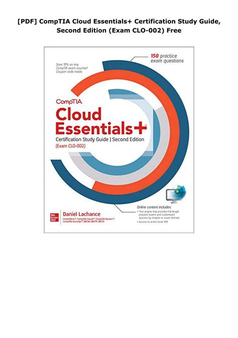 [PDF] CompTIA Cloud Essentials+ Certification Study Guide, Second ...