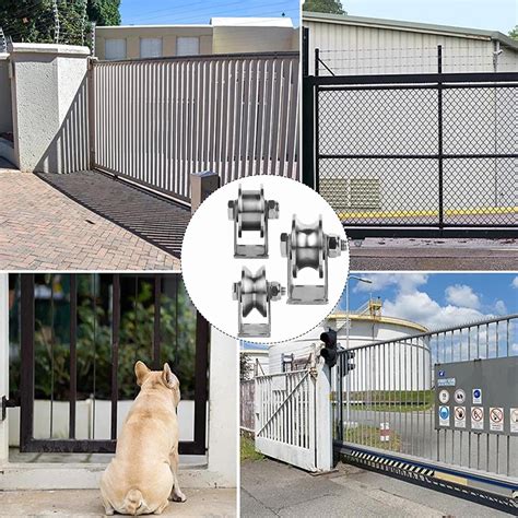 Aoktorkit V Groove Wheel Sliding Gate Roller Stainless Steel Sliding ...
