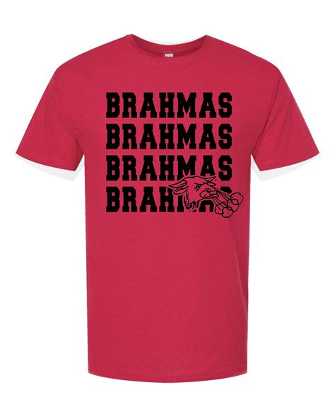 Tshirt - Bold Repeat Brahmas – Wittenburg Printing