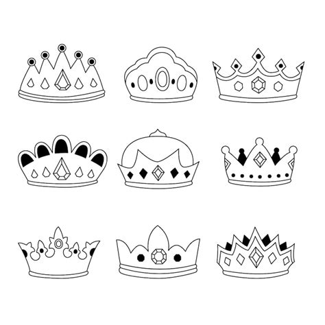 Crown outline Images - Free Download on Freepik