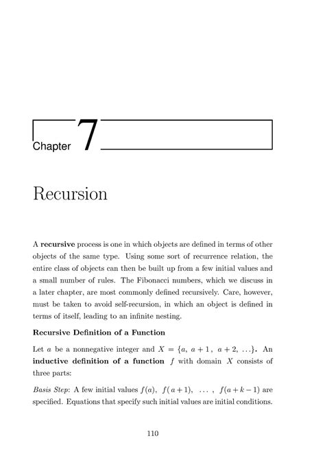 Basic logic and number theory ch7 - Chapter 7 Recursion ...