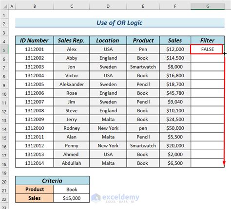 Image result for Excel Filter Multiple Columns