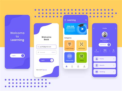 E-Learning App UI - UpLabs