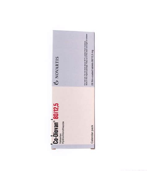 CO-DIOVAN 80/12.5MG 28 TAB – Pharmazone