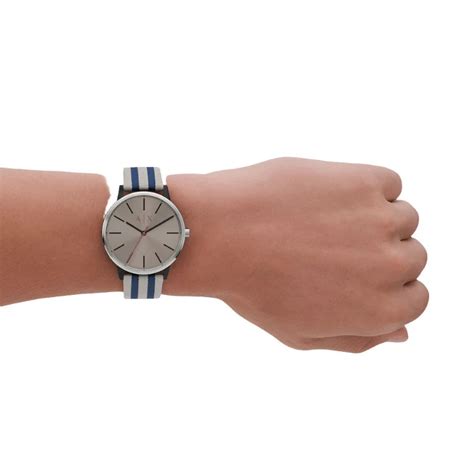 AX2757 | ARMANI EXCHANGE Male Grey Analog Fabric Watch – Sai Creations ...