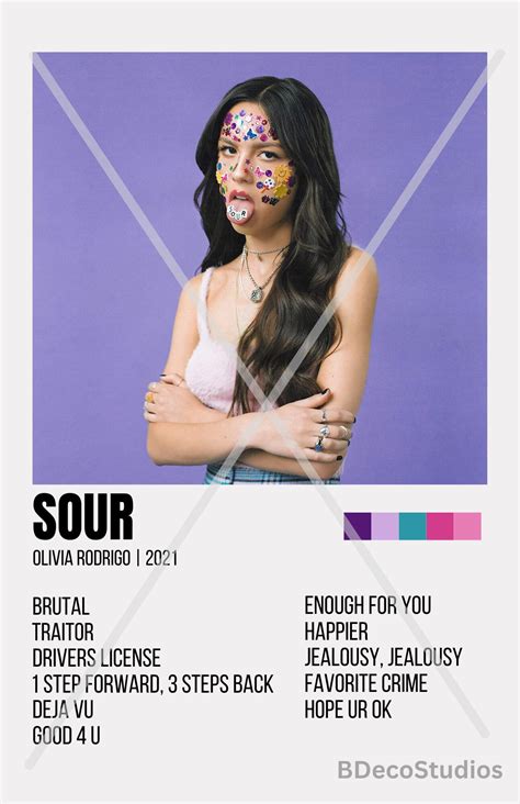 DIGITAL DOWNLOAD Olivia Rodrigo Album Poster - Etsy Australia