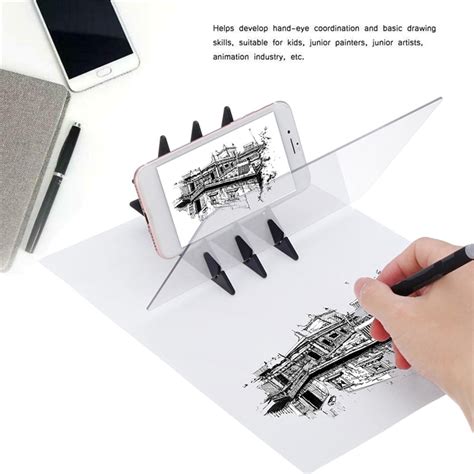 Buy Portable Optical Tracing Board Copy Pad Panel Crafts Anime Painting ...