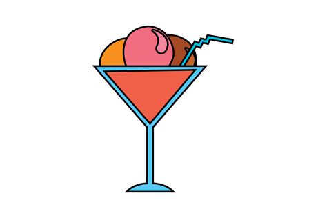 Stye Glass Ice Cream Graphic by salmanarulita · Creative Fabrica