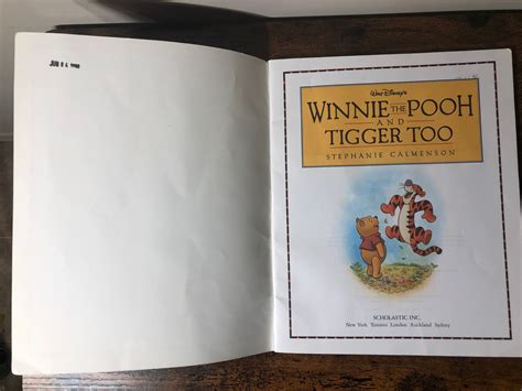 Walt Disney's Winnie the Pooh and Tigger Too Paperback Book - Etsy UK
