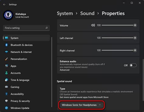 Image result for Windows 11 Sound Features