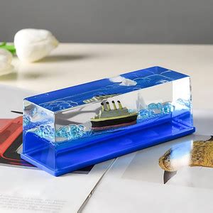 GlowMyst ® Titanic Wave Cruise Ship Model Decorative Paperweight ...