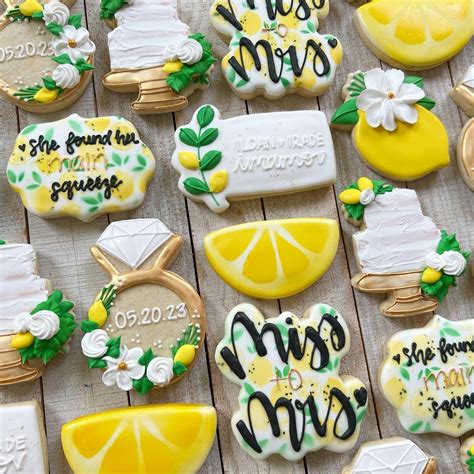 Main Squeeze Themed Bridal Shower Cookies