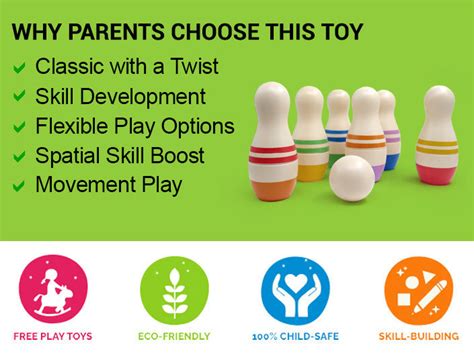 Multicolor Mini Wooden Bowling Pin Set | Shumee
