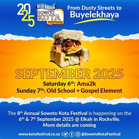 Soweto Kota Festival 2025, Soweto Cricket Oval Rockville Elkah ...