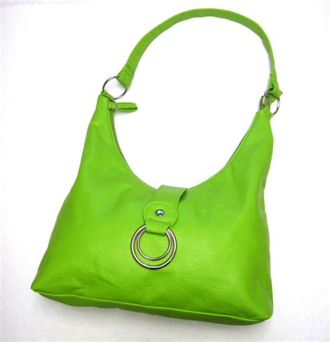 Summer Fashion Lime Green Hobo Purse Handbag by sweetie2sweetie