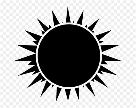 Transparent Black Sun Png, Png Download - vhv