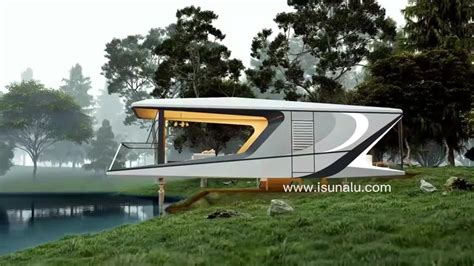 Chinese Prefabricated Modular Capsule House /spaceship House Capsule ...