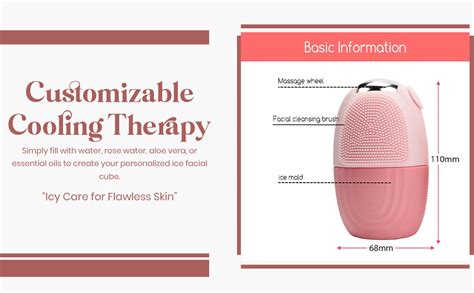 INOVERA (LABEL) Ice Massager for Face - Silicone Reusable Facial Roller ...