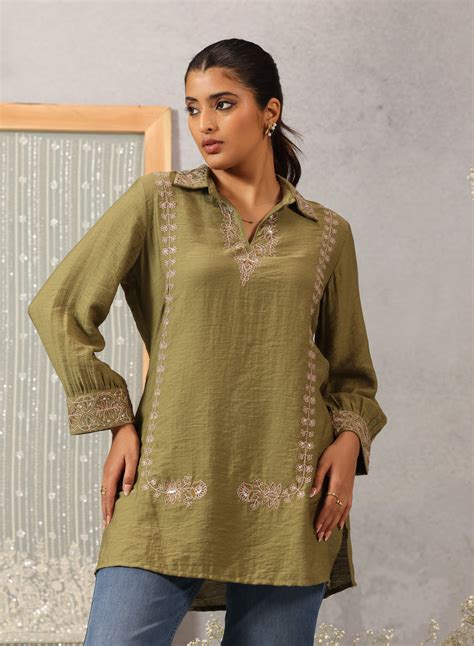 Browse Embroidered Shirts for Women Online at Lakshita