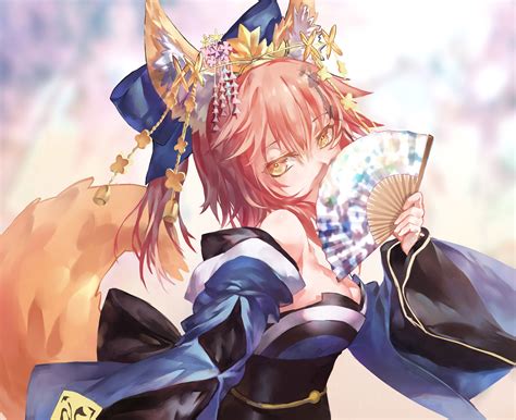 Download Tamamo No Mae (Fate/Grand Order) Anime Fate/extra HD Wallpaper by azomo