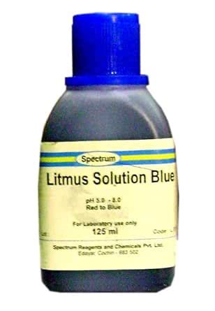SPECTRUM LITMUS SOLUTION BLUE 125ML : Amazon.in: Industrial & Scientific