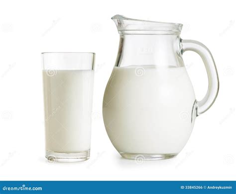 Empty Glass Milk Jug