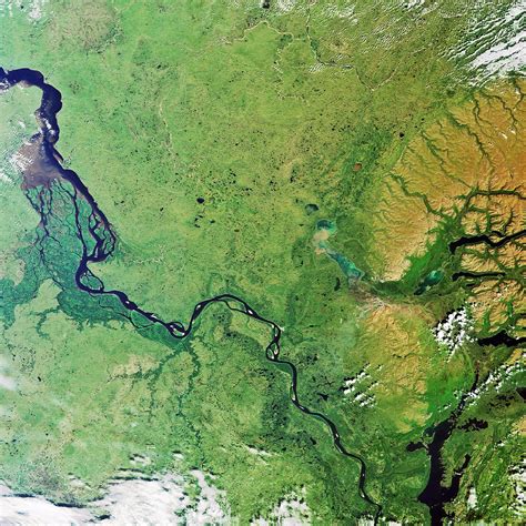 ESA - Yenisei River, Siberia, captured by Envisat